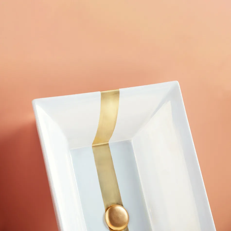 Lavabo Semincasso in Fire Clay di Diverse Finiture Made in italy - Ultima Viadurini