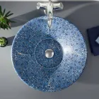 Lavabo Semincasso in Fire Clay in Diverse Finiture Made in italy - Capatosta Viadurini