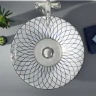 Lavabo Semincasso in Fire Clay in Diverse Finiture Made in italy - Capatosta Viadurini