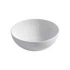 Lavabo Sferico da Appoggio in Ceramica Ø40cm Made in Italy Leivi Viadurini