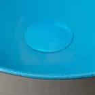 Lavabo Svasato da Appoggio in Raku Scuro Made in Italy - Drip Viadurini
