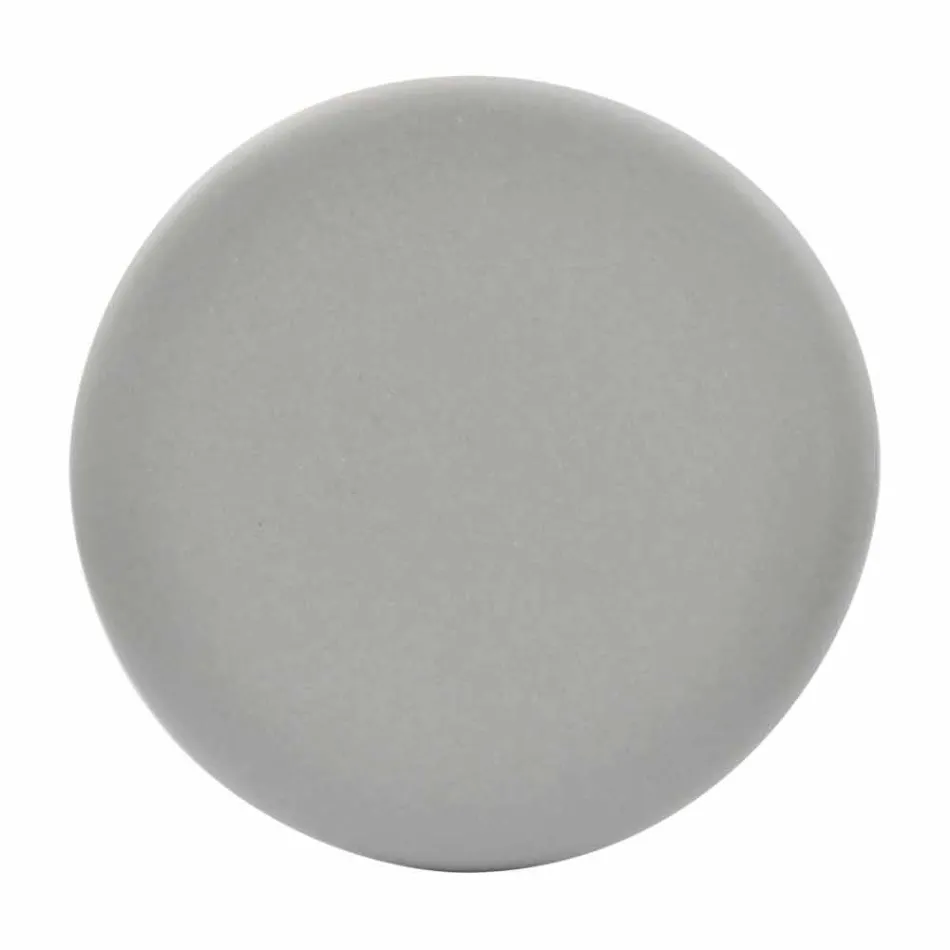 Lavabo tondo da appoggio in ceramica moderno Sun Circle diametro 40 cm Viadurini