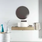 Lavandino da appoggio circolare di design prodotto in Italia, Forino Viadurini