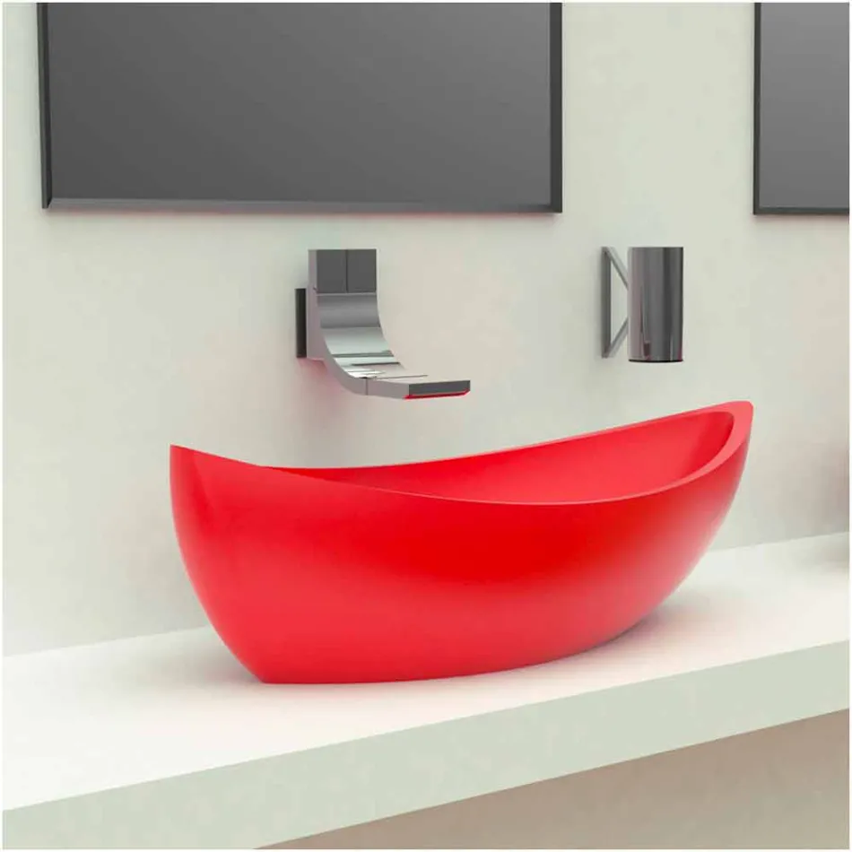 Lavandino Design in Adamantx® Sashimi Made in Italy Viadurini