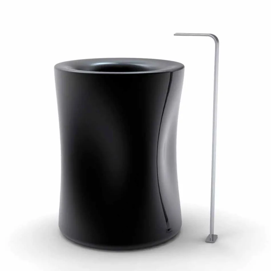 Lavandino freestanding a colonna moderno prodotto in Italia, Siracusa Viadurini