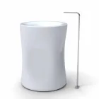 Lavandino freestanding a colonna moderno prodotto in Italia, Siracusa Viadurini