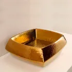 Lavavo da appoggio di design in ceramica bronzo made in Italy Simon Viadurini