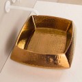 Lavavo da appoggio di design in ceramica bronzo made in Italy Simon
