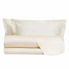 Lenzuola in Raso di Cotone Completo da Letto Matrimoniale Tinta Unita - Fresia Viadurini