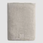 Lenzuola Matrimoniali con Angoli in Lino Nero, Burro o Gesso Old - Fiumano  Viadurini