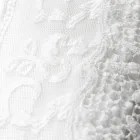 Lenzuolo di Lino Bianco con Pizzo per Letto Matrimoniale Alta Qualità - Fiumana Viadurini