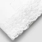 Lenzuolo di Lino Bianco con Pizzo per Letto Matrimoniale Alta Qualità - Fiumana Viadurini
