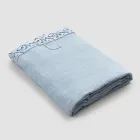 Lenzuolo Letto Matrimoniale in Lino con Pizzo Poema, 3 Finiture - Dulcis Viadurini