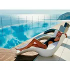 Lettino da giardino Surf by Vondom, design moderno in polietilene Viadurini