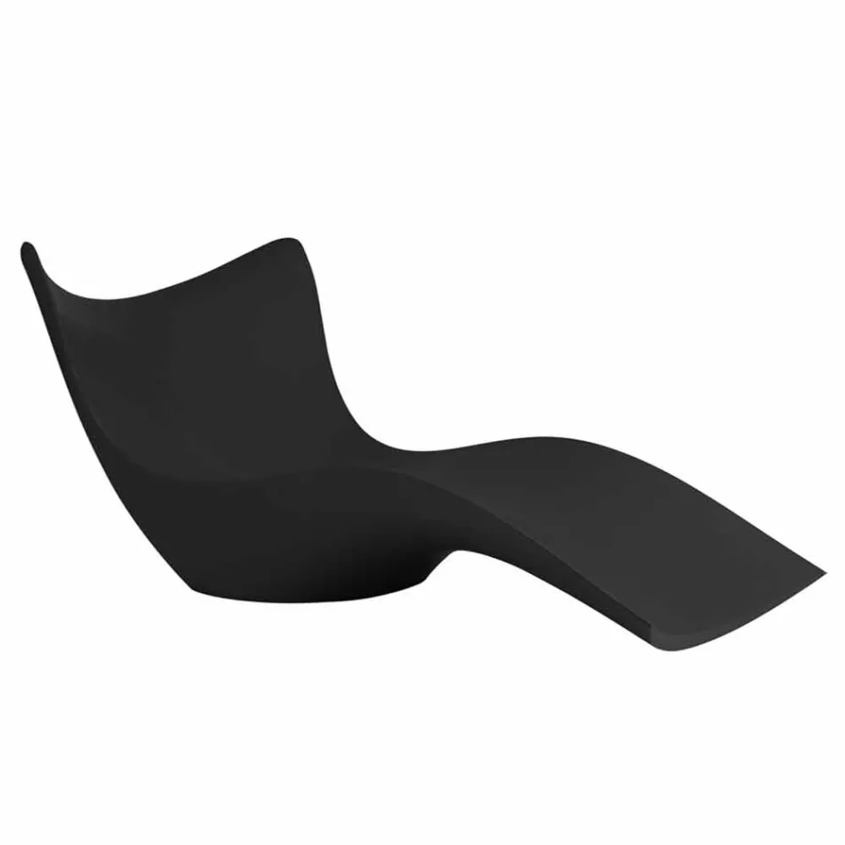 Lettino da giardino Surf by Vondom, design moderno in polietilene Viadurini