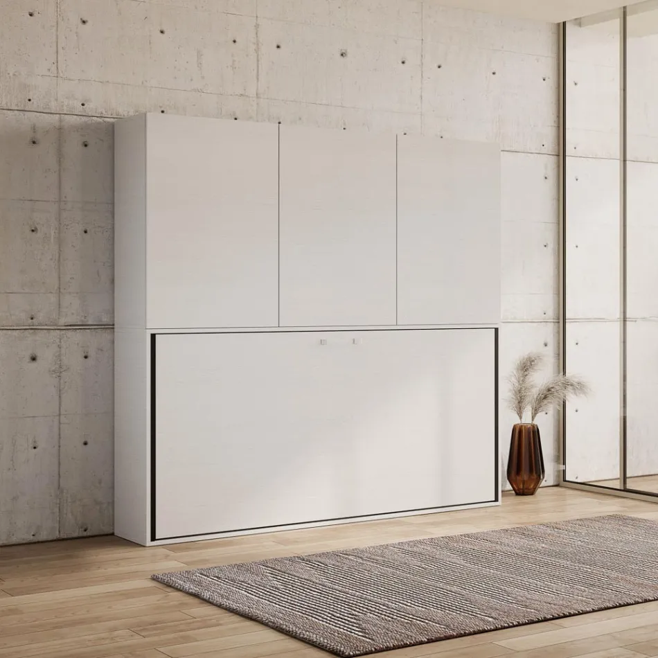 Letto a Scomparsa Singolo in Diverse Composizioni - Collaborativo Viadurini