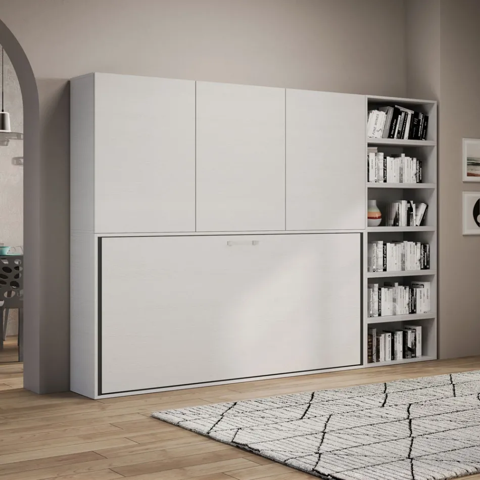 Letto a Scomparsa Singolo in Diverse Composizioni - Collaborativo Viadurini