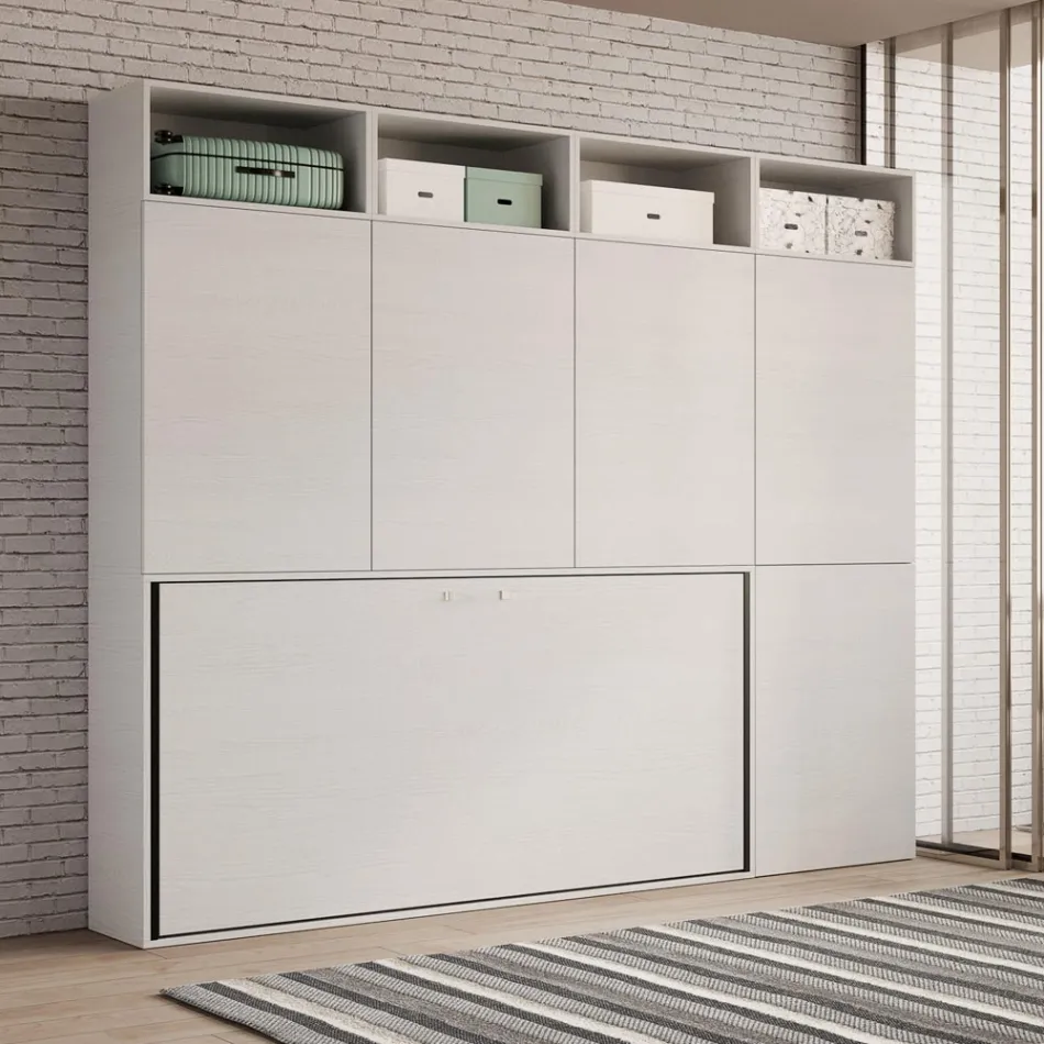 Letto a Scomparsa Singolo in Diverse Composizioni - Collaborativo Viadurini