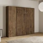 Letto Alla Francese a Scomparsa Verticale con Colonna - Magicompare Viadurini