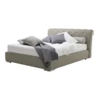 Letto con Contenitore Matrimoniale in Ecopelle o Tessuto Made in Italy – Bambola Viadurini