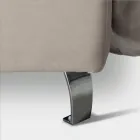 Letto Matrimoniale 160x190 con 2 Soffici Cuscinoni nella Testata - Tramonti Viadurini