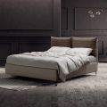 Letto Matrimoniale 160x190 con 2 Soffici Cuscinoni nella Testata - Tramonti