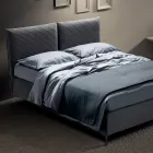 Letto Matrimoniale 160x190 con Imbottitura con Sagomatura a Cuscinone - Brezze Viadurini