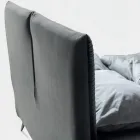 Letto Matrimoniale 160x190 con Imbottitura con Sagomatura a Cuscinone - Brezze Viadurini