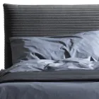 Letto Matrimoniale 160x190 con Imbottitura con Sagomatura a Cuscinone - Brezze Viadurini