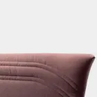 Letto Matrimoniale 160x190 con Linee Ricurve e Doppia Fascia Trapuntata - Gioie Viadurini