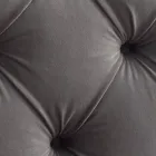 Letto Matrimoniale 160x190 con Testata Alta e Trapuntata Made in Italy - Sallie Viadurini
