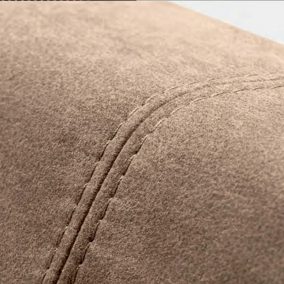Letto Matrimoniale 160x190 con Testata Curva e di Importante Spessore - Magie Viadurini