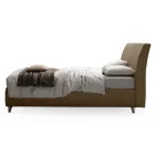 Letto Matrimoniale 160x190 con Testata Curva e di Importante Spessore - Magie Viadurini