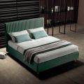 Letto Matrimoniale 160x190 con Trapuntatura a Fasce Strette Multi-Righe - Meduse