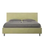 Letto Matrimoniale 160x200 cm con Testata in Microfibra Made in Italy - Pallone Viadurini