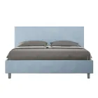 Letto Matrimoniale 160x200 cm con Testata in Microfibra Made in Italy - Pallone Viadurini