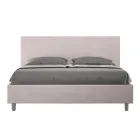 Letto Matrimoniale 160x200 cm con Testata in Microfibra Made in Italy - Pallone Viadurini