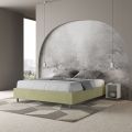 Letto Matrimoniale 160x200 cm Rivestito in Microfibra Made in Italy - Atleta