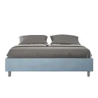 Letto Matrimoniale 160x200 cm Rivestito in Microfibra Made in Italy - Atleta Viadurini