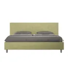 Letto Matrimoniale 180x200 cm con Testata in Microfibra Made in Italy - Pallone Viadurini