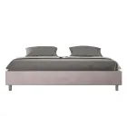 Letto Matrimoniale 180x200 cm Rivestito in Microfibra Made in Italy - Atleta Viadurini