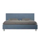 Letto Matrimoniale 190x200 cm con Testata in Microfibra Made in Italy - Pallone Viadurini