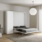 Letto Matrimoniale a Scomparsa Verticale con Colonna  - Magicompare Viadurini