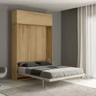 Letto Matrimoniale a Scomparsa Verticale con Pensile  - Magicompare Viadurini