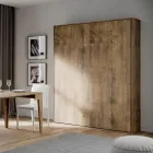 Letto Matrimoniale a Scomparsa Verticale in Diverse Finiture - Magicompare Viadurini