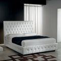 Letto Matrimoniale Capitonné con Contenitore Opzionale Made in Italy - Sciocco