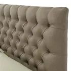 Letto Matrimoniale Classico con Box in Tessuto o Ecopelle Made in Italy – Libano Viadurini