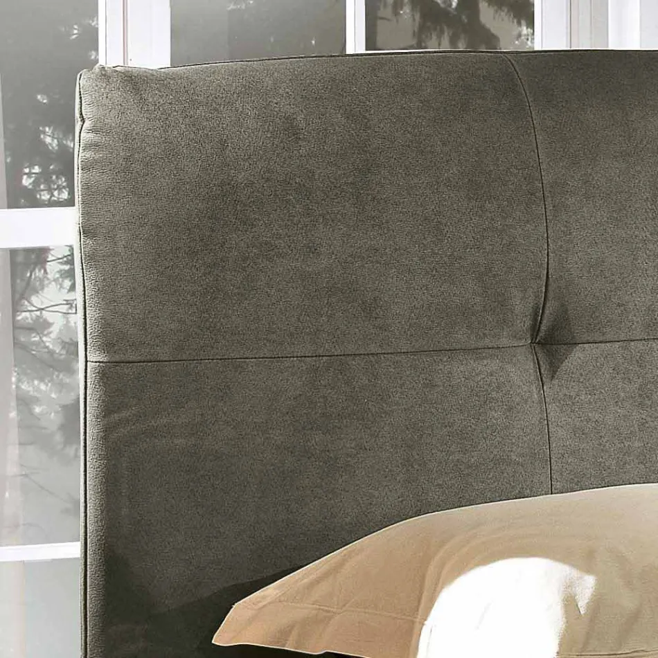 Letto matrimoniale con box contenitore alzante 160x190/200 cm Nina Viadurini