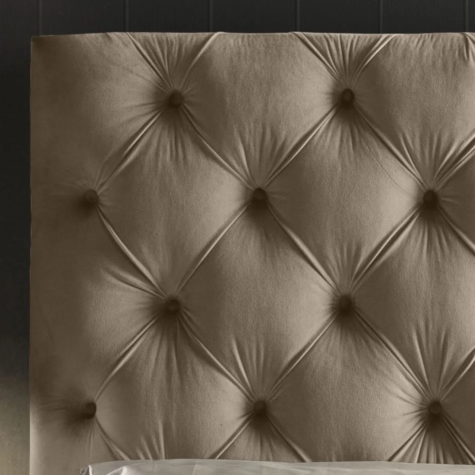 Letto Matrimoniale con Box Contenitore e Rete 160x190 Made in Italy - Sallie Viadurini