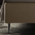 Letto Matrimoniale con Box Contenitore e Rete 160x190 Made in Italy - Sallie Viadurini